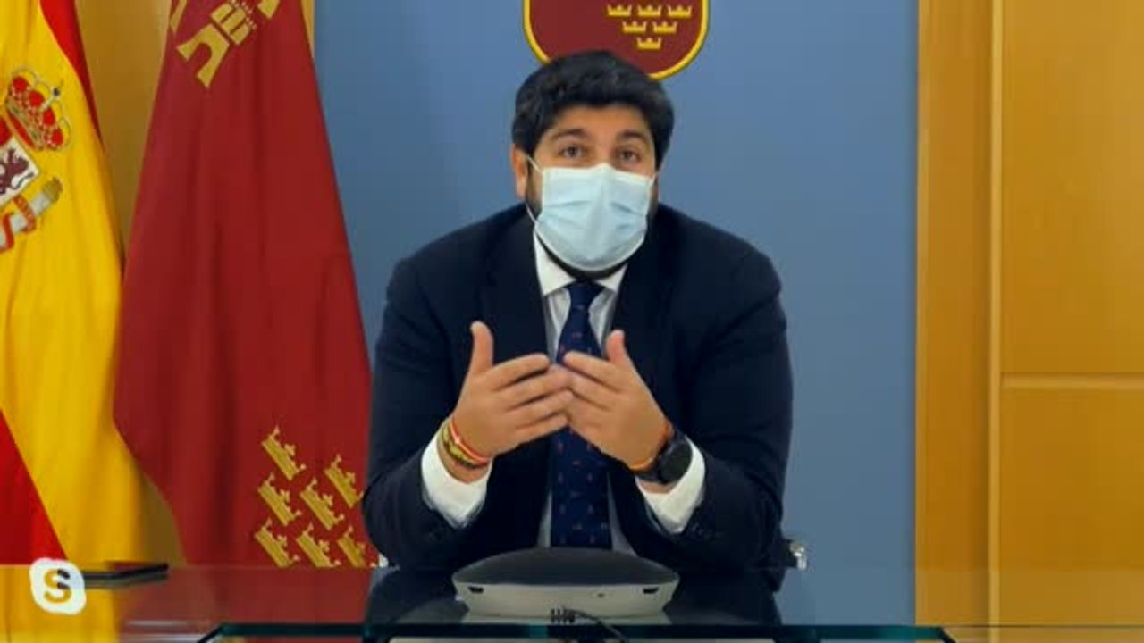 López Miras: ""Ciudadanos se ha roto porque se ha roto la confianza de sus votantes"