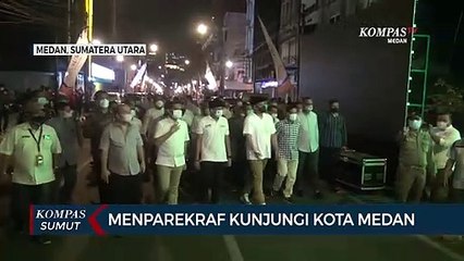 Menteri Pariwisata dan Ekonomi Kreatif Kunjungi Kota Medan