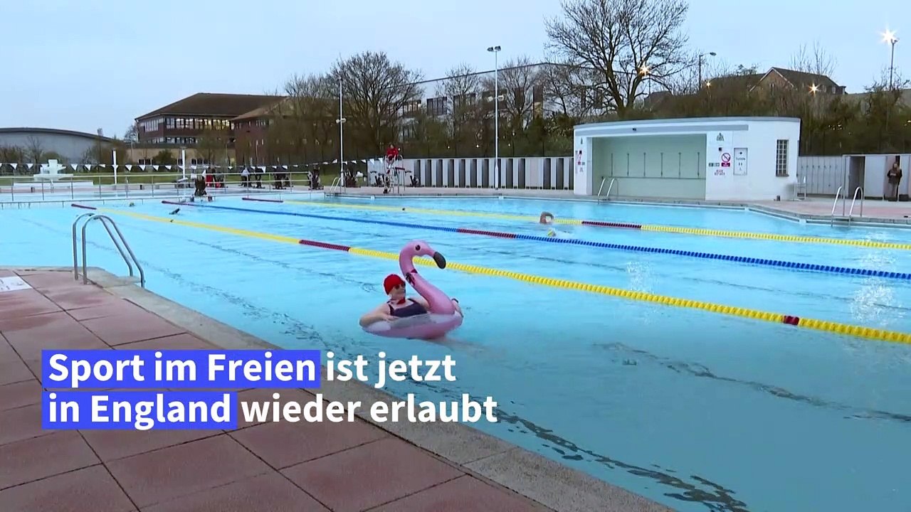 Endlich wieder Schwimmen: Outdoor-Sport in England erlaubt