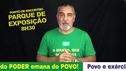 Download Video: Apoiadores de Bolsonaro fazem carreata nesta quarta-feira em Umuarama