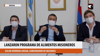 Lanzaron programa de alimentos misioneros