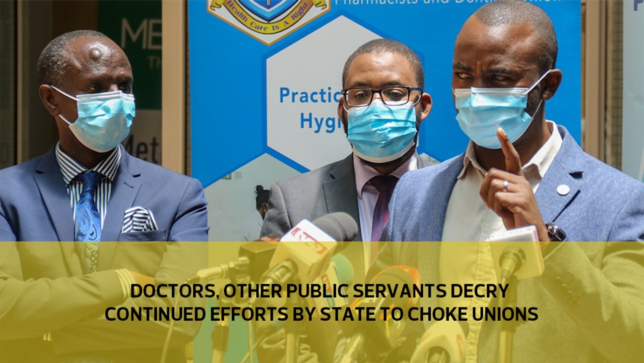 Doctors, other public servants decry continued...