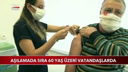Aşılamada Sıra 60 Yaş Üzeri Vatandaşlarda