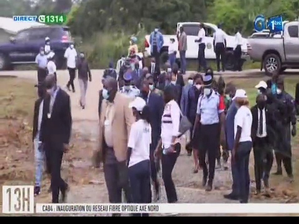 RTG/ Inauguration du réseau fibre optique Axe nord par le ministre de la communication