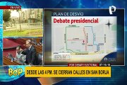 Elecciones 2021: los desvíos vehiculares por el debate presidencial del 29 al 31 de marzo