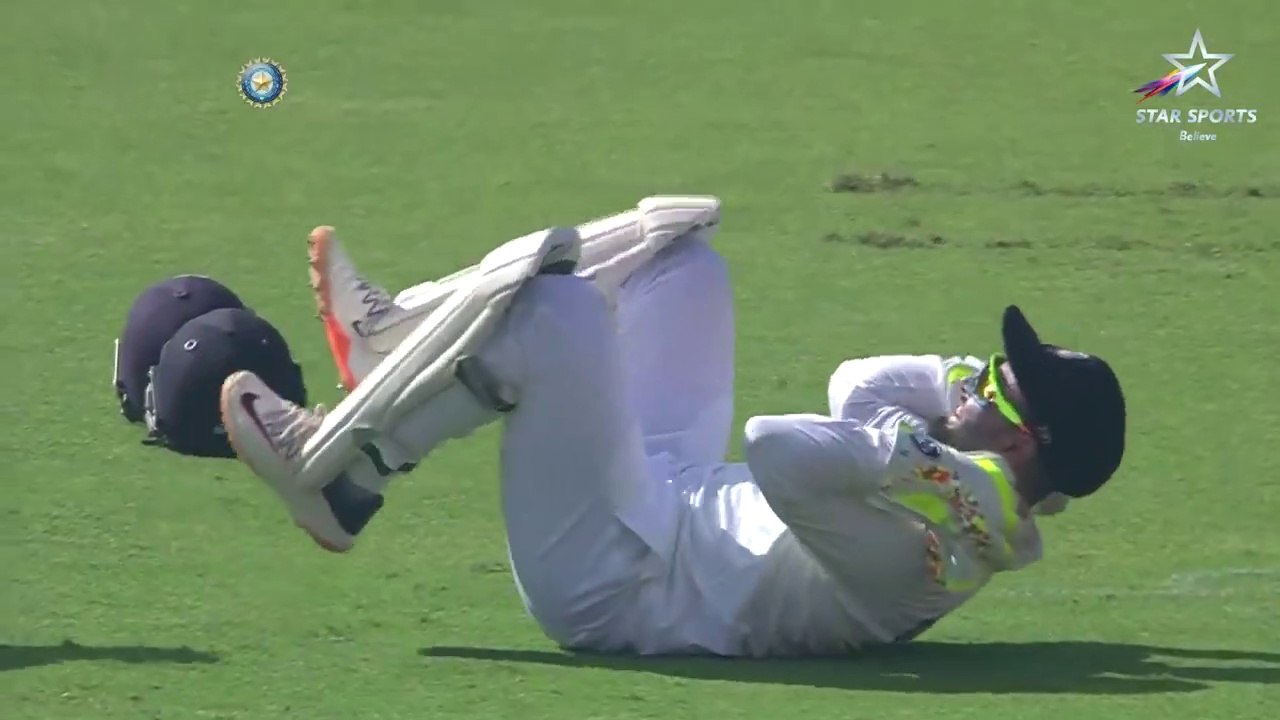 IND v ENG_ Rishabh Pant showing off his acrobatics