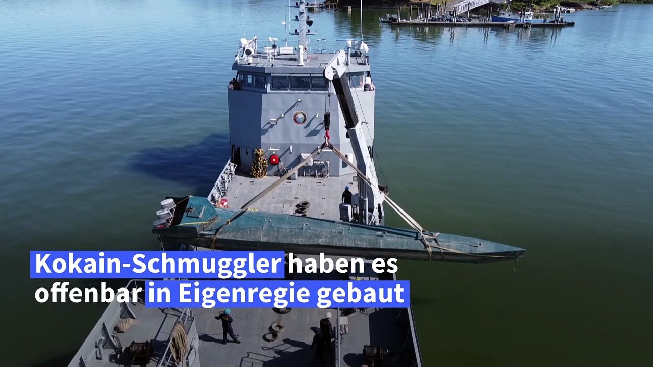 U-Boot von Kokain-Schmugglern aufgebracht