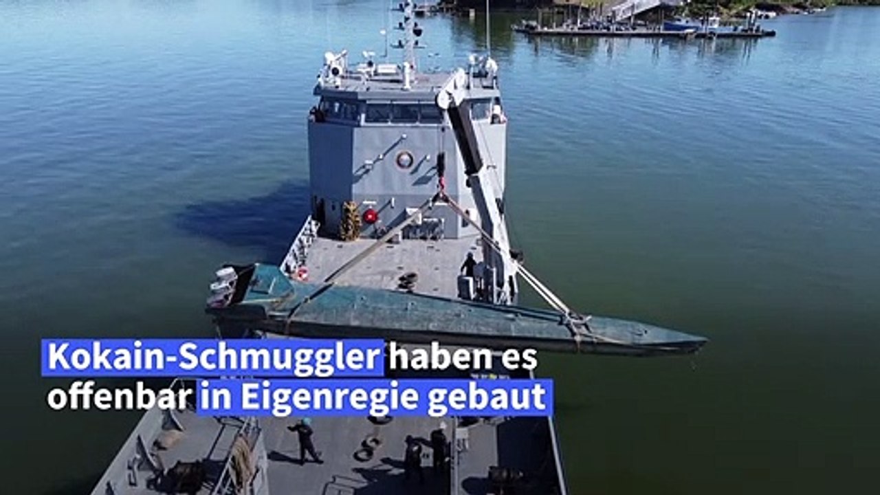 U-Boot von Kokain-Schmugglern aufgebracht