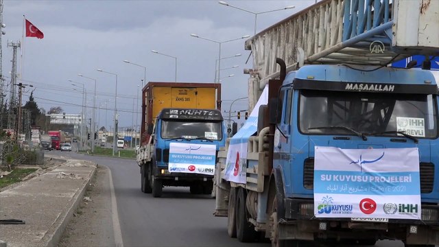 İDLİB - Suriye'deki mülteci kampları suya kavuşuyor