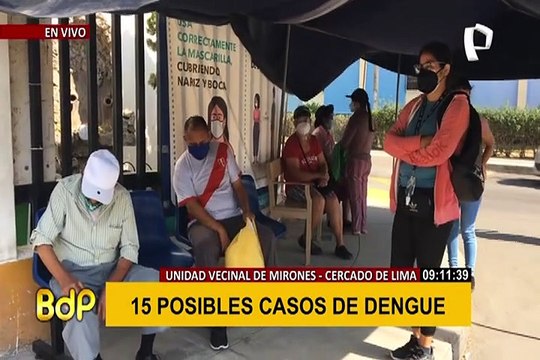 Dengue en Cercado de Lima: reportan posibles casos en unidad vecinal de Mirones