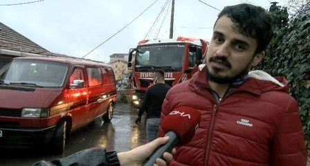 Son dakika: BEYKOZ'DA BİNANIN ÇATISINA YILDIRIM DÜŞTÜ