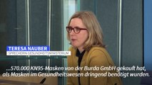 Gesundheitsministerium bestätigt Masken-Deal mit Burda