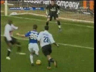 Sampdoria - Inter, 1 : 0, Cassano