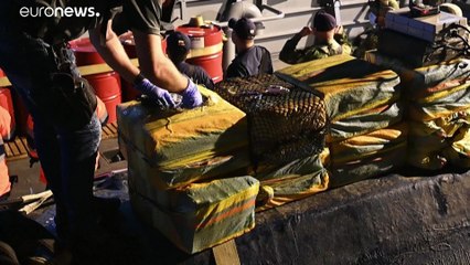 400 Kilo Kokain: "Poseidon" vereitelt Schmuggel über Pazifik