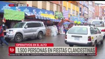 Más de 1.500 personas son  encontradas en fiestas en El Alto
