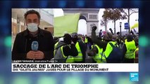 Saccage de l'Arc de Triomphe : dix 