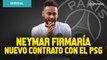 Neymar firmaría nuevo contrato con el PSG en los próximos días; Barcelona descartado