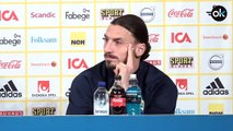 Ibrahimovic rompe a llorar en su regreso a la selección sueca