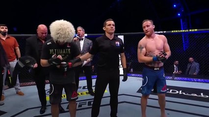 Khabib Nurmagomedov anuncia a sua aposentadoria | UFC 254
