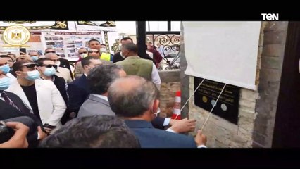 افتتاح مشروع تطوير المنطقة المحيطة بكنيسة العذراء مريم بسخا بمحافظة كفر الشيخ