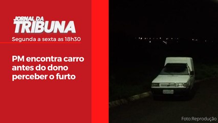 PM encontra carro antes do dono perceber o furto