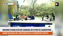 Nicolás Maduro estableció dos semanas de estricta cuarentena