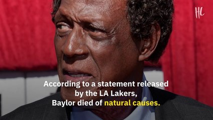 Nba Hall Of Famer Elgin Baylor Dead At 86