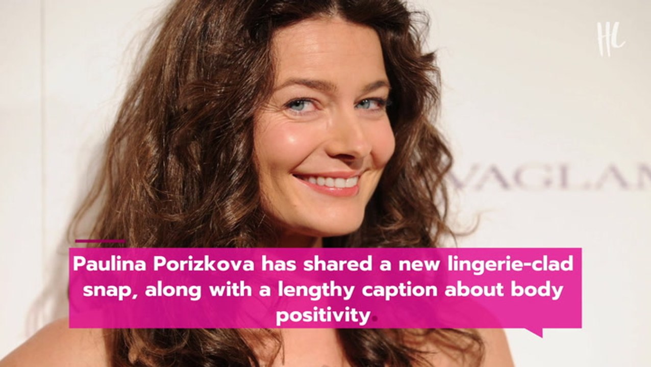 Paulina Porizkova, 55, Stuns In Black Lingerie As She Shares Message ‘Being Pretty Is Not