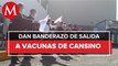 Ebrard da banderazo de salida a primeras vacunas anticovid de CanSino envasadas en México