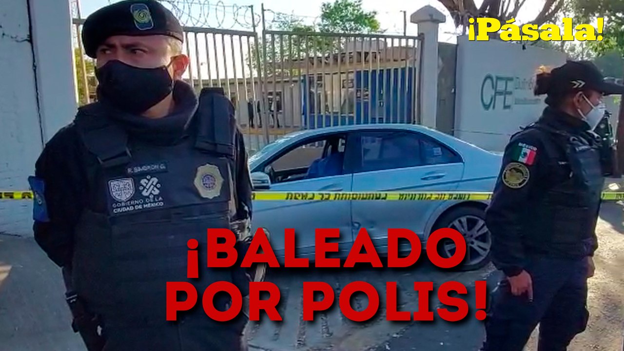 POLICÍAS BALEAN A SUJETO EN SANTA FE
