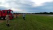 Com pane em trem de pouso, avião do senador Acir Gurgacz faz pouso de barriga em Rondônia; veja o vídeo