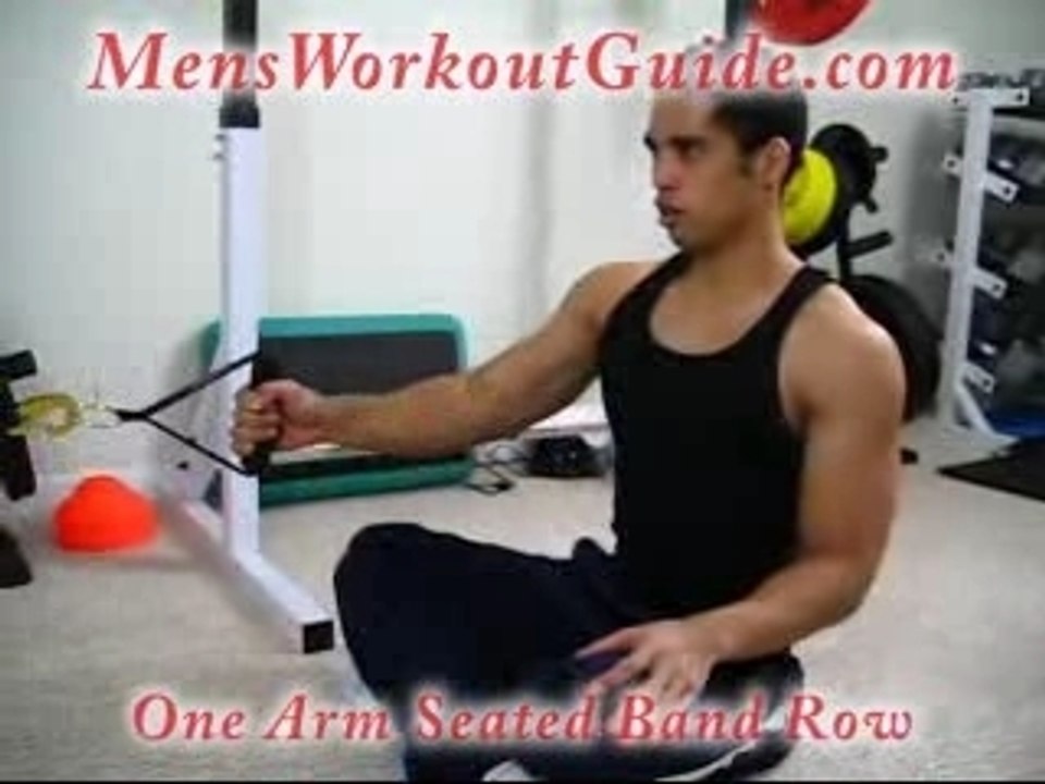 Exercise of the Day: One Arm Seated Band Row
