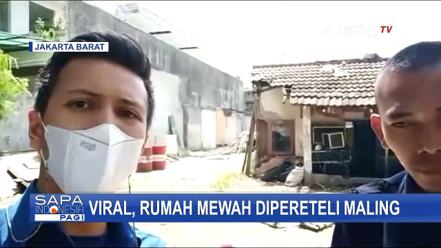 Viral! Kusen hingga Genteng Rumah Mewah Dipereteli Maling