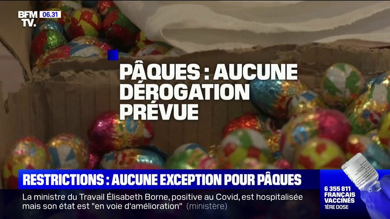 Il n'y aura aucune exception aux restrictions sanitaires lors du week-end de Pâques