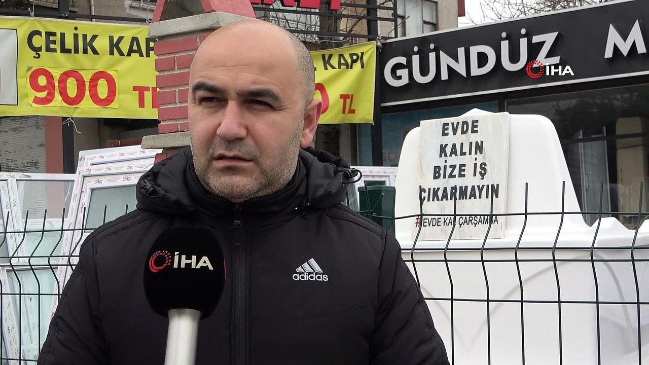 Artan vakalardan sonra mezar taşı ile tekrar çağrı yaptı: 'Evde Kalın, Bize İş Çıkarmayın'