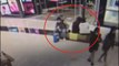 Galatasaraylı futbolcu Mohammed'in çantasının çalınma anı kamerada