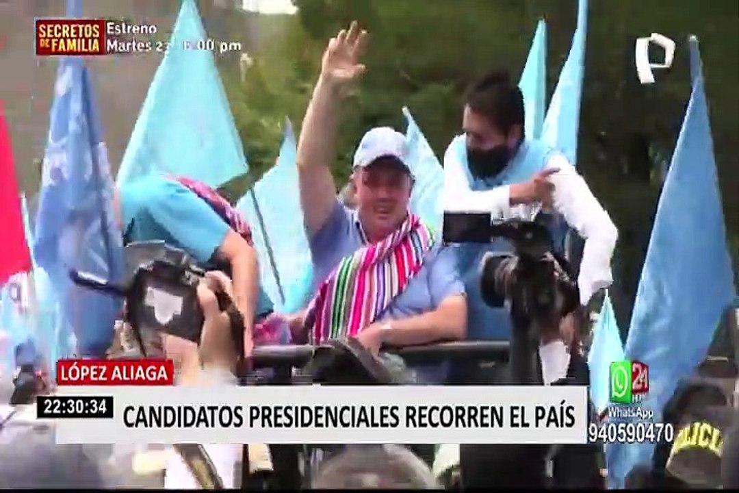 Candidatos presidenciales intensifican sus campañas a pocos días de las elecciones