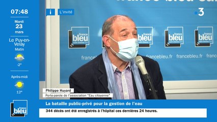 Philippe Huyard, porte-parole de l'association "Eau citoyenne bien commun"