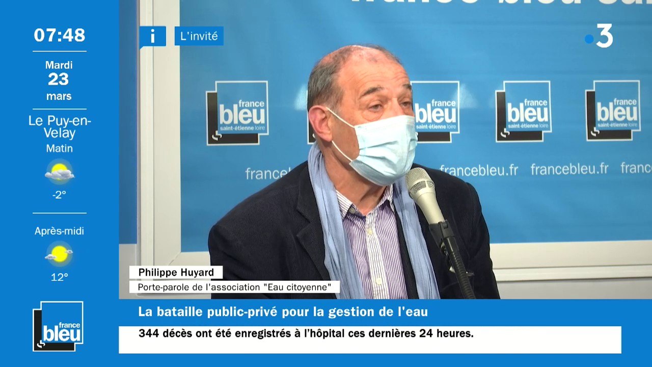 Philippe Huyard, porte-parole de l'association "Eau citoyenne bien commun"