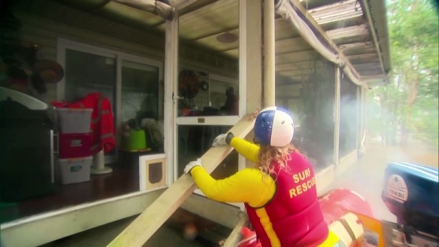 New South Wales flooding: residents evacuated by boat along Australia's Hawkesbury River