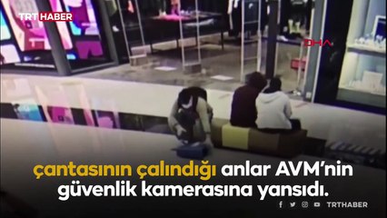 Mustafa Muhammed'in çantasının çalınma anı kamerada