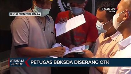 Petugas BBKSDA Diserang OTK di Binjai