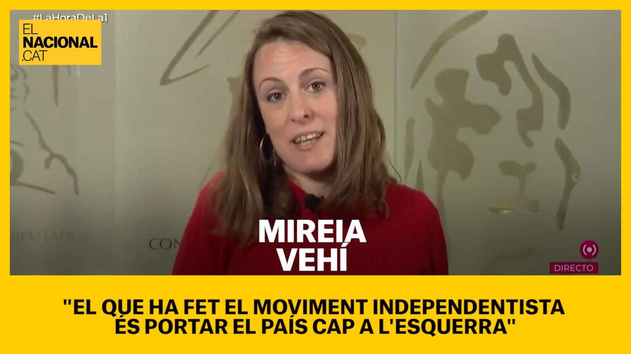 Mireia Vehí: “El que ha fet el moviment independentista es portar el país cap a l'esquerra"