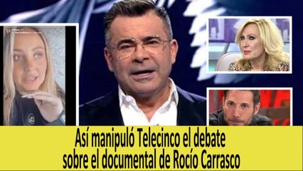Así manipuló Telecinco el debate sobre el documental de Rocío Carrasco