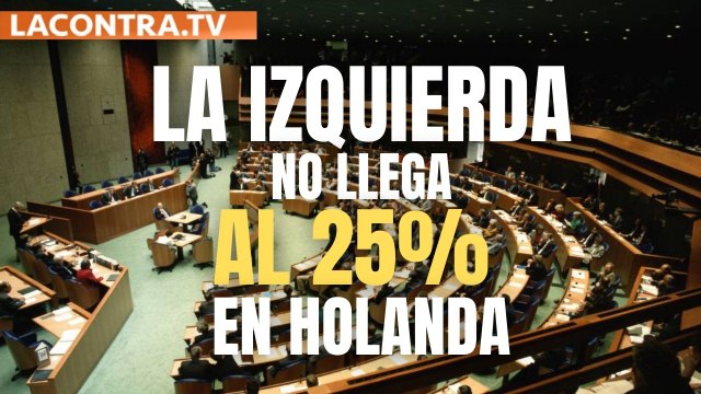 La izquierda no supera el 25% de los votos en las elecciones en Holanda