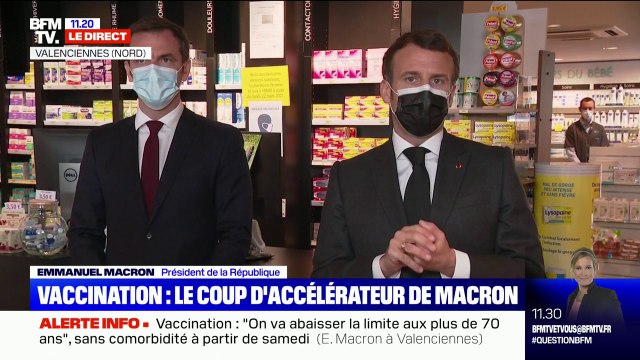 Emmanuel Macron: La vaccination est une priorité nationale, il n'y a pas de week-end ou jour férié