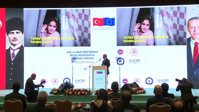 ANKARA - Soylu: 'Suriye iç savaşından bu yana Türkiye, dünya nezdinde sorumluluklarını yerine getiren tek ülkedir'