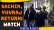 Sachin, Yuvraj return home after winning ‘Road Safety World Series’ | Oneindia News