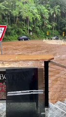 Floods Turn Creek Into Raging Torrent