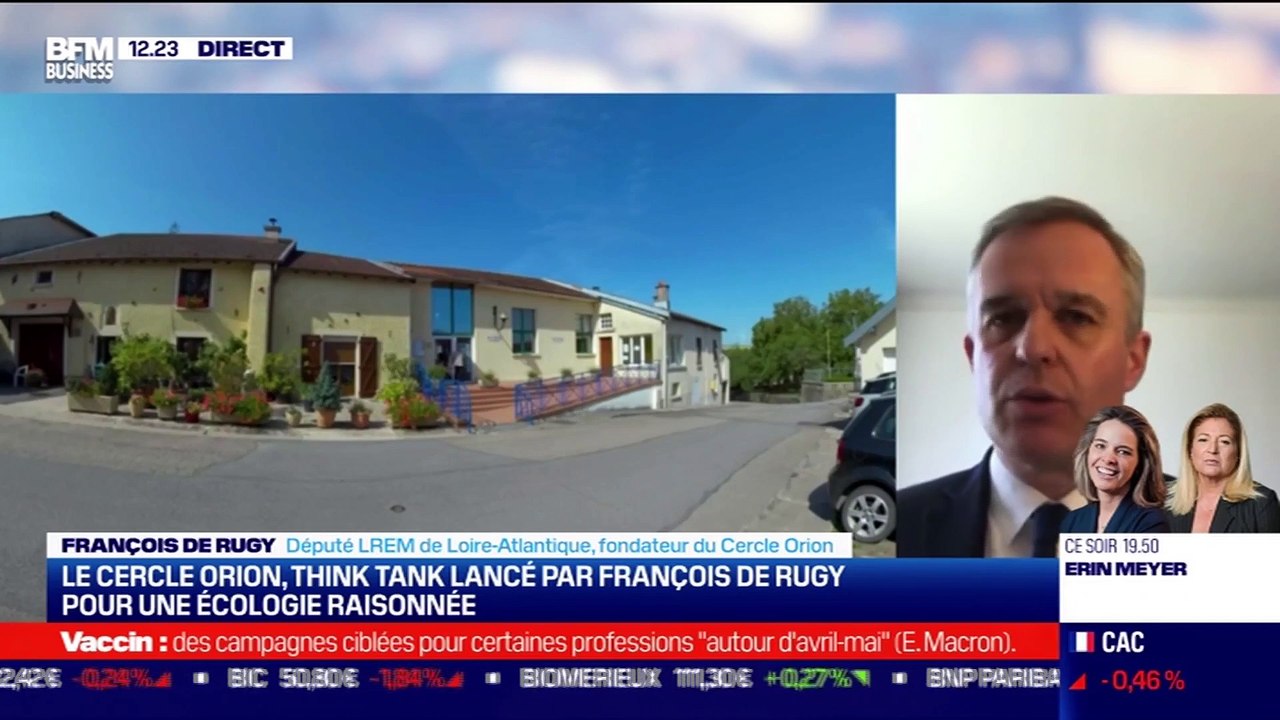 François de Rugy (Cercle Orion) : Le Cercle Orion, think tank lancé par François de Rugy pour une écologie raisonnée - 23/03